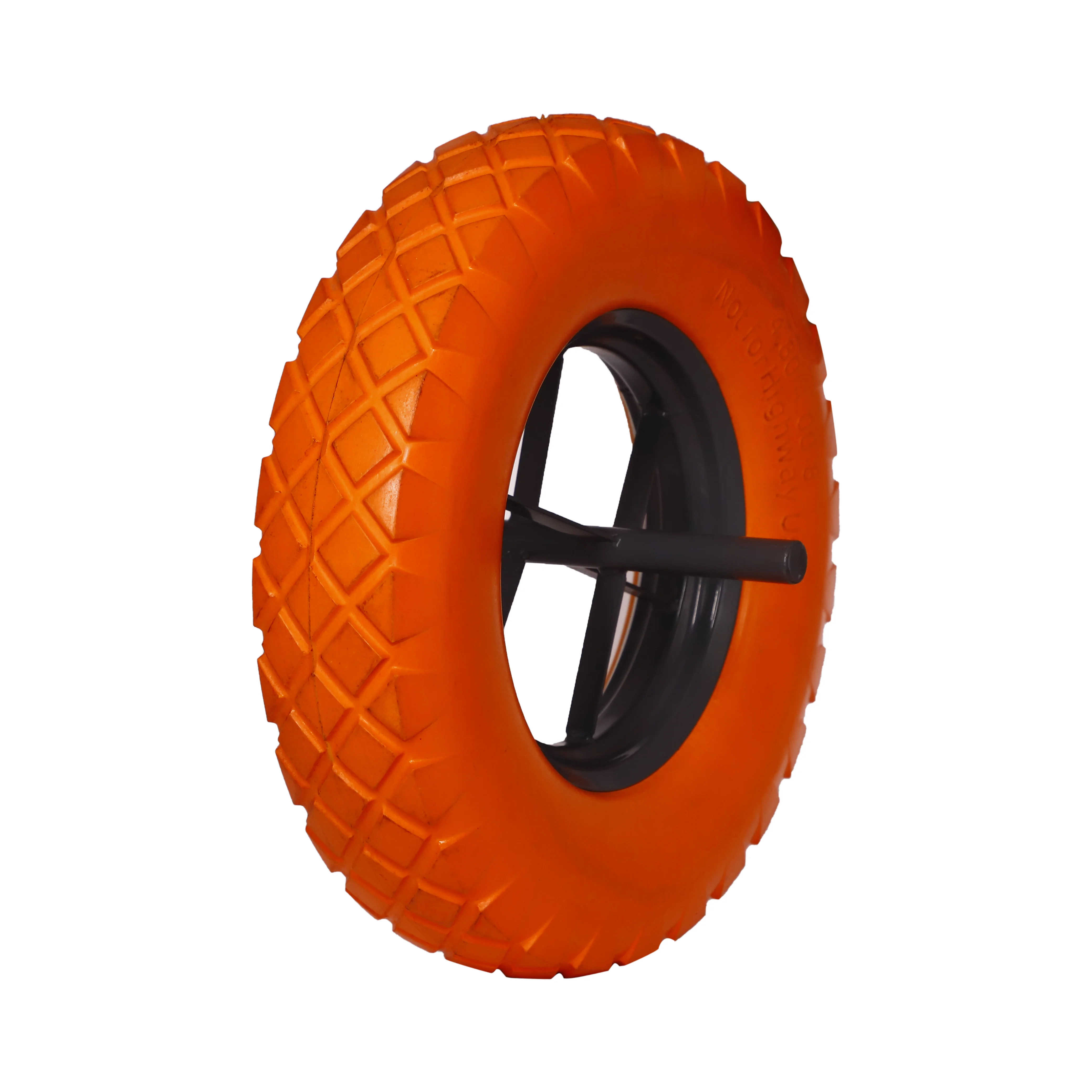 4.00-8 Solid PU Foam Flat Free Wheel