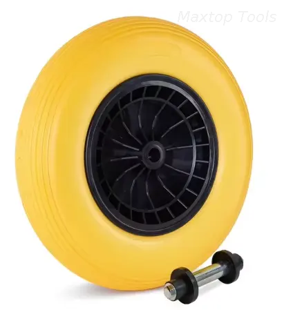 400-8 Flat Free Wheel - Tread Closeup