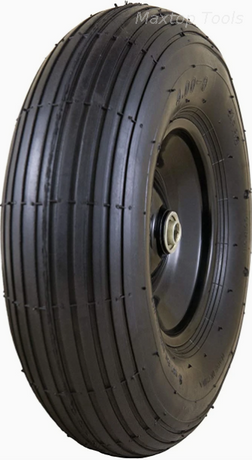 Line Tread Pattern Pneumatic Wheel - View 5